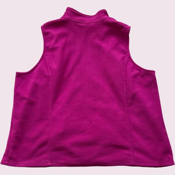 ULLA POPKEN Fleece Zip Waistcoat Gilet Outdoor Sleeveless Jacket Plus Size 36/38 - Picture 3 of 6